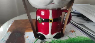 Taza y cuenco Papá Noel