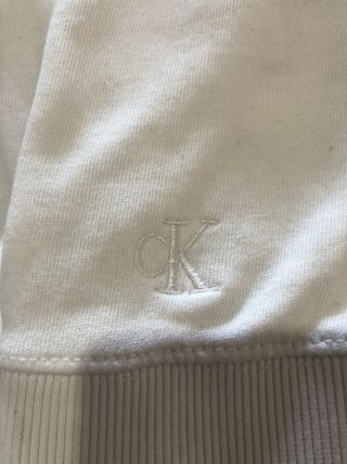 Sudadera Calvin Klein CK Jeans Roja Blanca