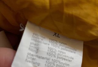 Piumino 100 grammi donna giallo XL