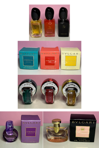 mini perfumes icónicos variados