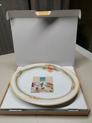 Vassoio THUN decorato con fiori