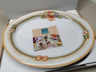 Vassoio THUN decorato con fiori