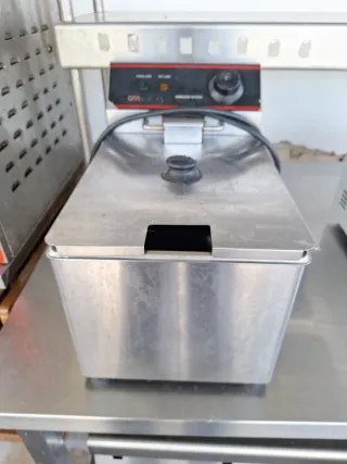 Freidora de acero inoxidable