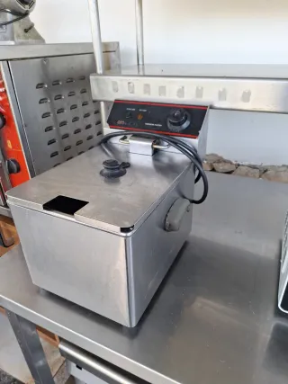 Freidora de acero inoxidable