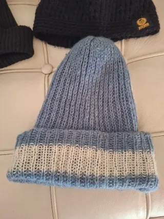 4 gorros lana mujer