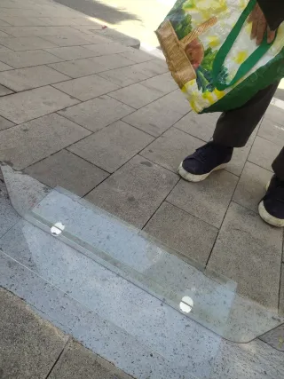 Espejo de ducha curvo