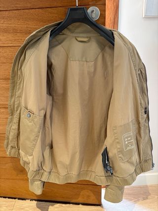 Cazadora Cortefiel Beige Talla M Harrington