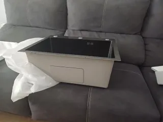 Fregadero de cocina negro/antracita