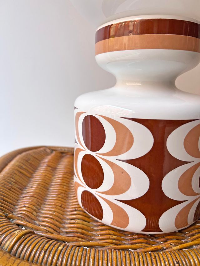 Lámpara cerámica globo 60s