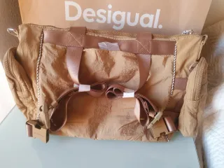 Bolso Desigual Original Beige y Naranja