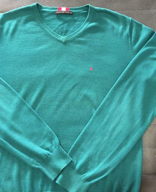 Jersey Purificacion Garcia V-Neck Teal Talla M