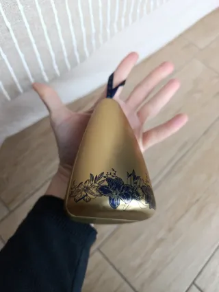 Scatolina da appendere oro e blu