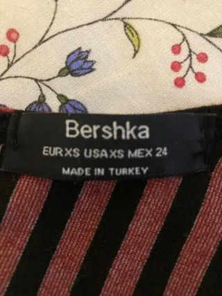 Mono rayas rojo y negro talla XS