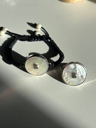 Anillo y Pulsera Tous Plata y Nácar