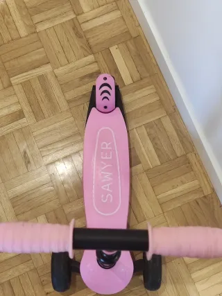 Patinete Sawyer 3 Ruedas Rosa