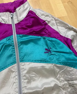 Giacca a vento Puma color-block anni '90