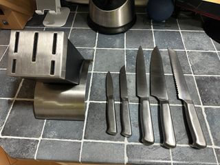 Set di 5 coltelli in acciaio inossidabile