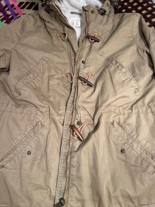 Parka HyM mujer talla XL beige