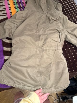 Parka HyM mujer talla XL beige