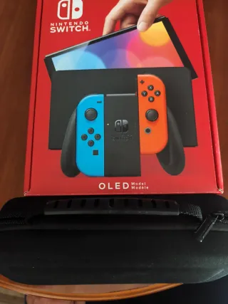 Nintendo Switch OLED Blu/Arancione