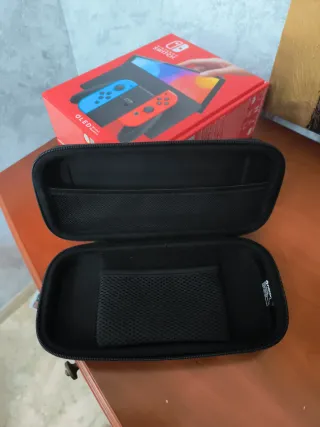 Nintendo Switch OLED Blu/Arancione