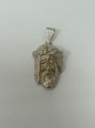 Colgante Busto Cristo Plata de Ley