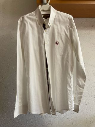 Camisa El Ganso Caballero Blanca