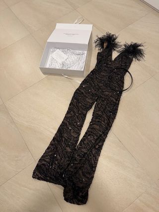 Mono Nadine Merabi Negro y Dorado