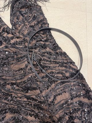 Mono Nadine Merabi Negro y Dorado