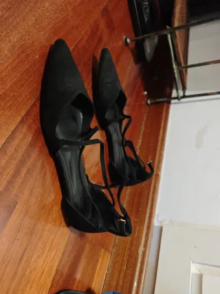 Zapatos planos negros mujer talla 44