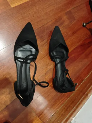 Zapatos planos negros mujer talla 44