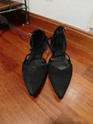 Zapatos planos negros mujer talla 44
