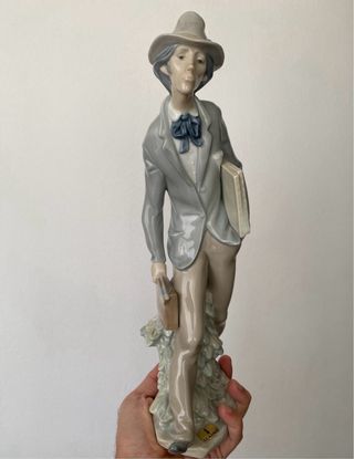 Pintor Impresionista Lladró acabado Brillante