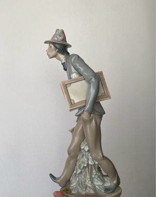 Pintor Impresionista Lladró acabado Brillante