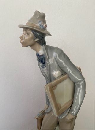 Pintor Impresionista Lladró acabado Brillante