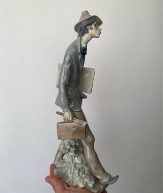 Pintor Impresionista Lladró acabado Brillante