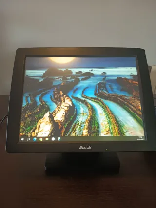 Pantalla Táctil Mustek + Impresora Ticket Epson