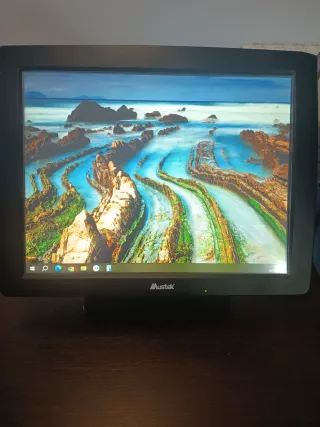 Pantalla Táctil Mustek + Impresora Ticket Epson