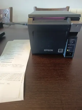Pantalla Táctil Mustek + Impresora Ticket Epson