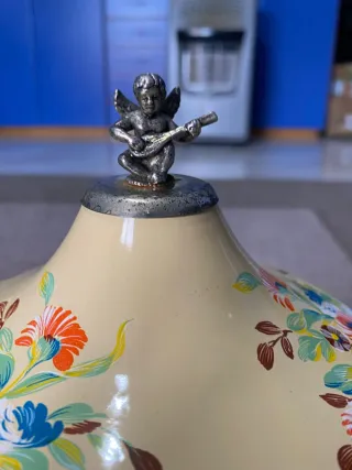 Carillon portasigarette vintage decorato