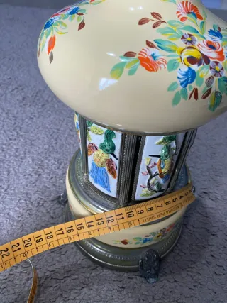 Carillon portasigarette vintage decorato