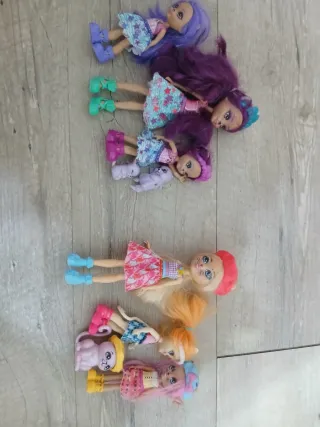 Familia de muñecas Foca y Gato