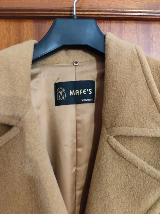 Abrigo de paño MAFE'S marrón