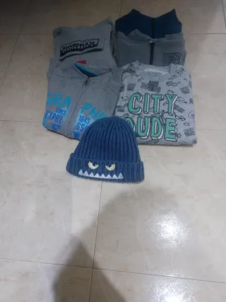 Lote sudaderas niño T.8-9