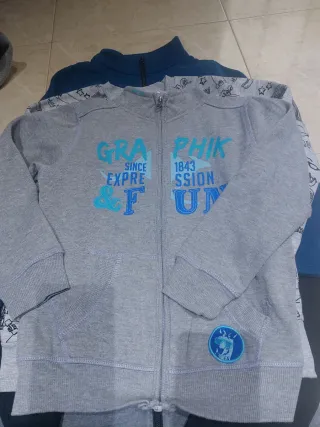 Lote sudaderas niño T.8-9