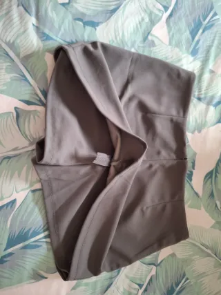 Falda pantalón gris