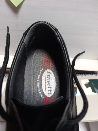 Zapatos Luisetti Hombre Negro Talla 40.