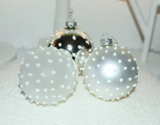 Bolas Navidad Cristal "Erizos" 8cm