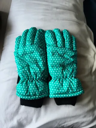 Guantes de Nieve para Niña con Estrellas Talla 6