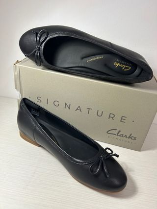 Bailarinas Clarks Negras Talla 39